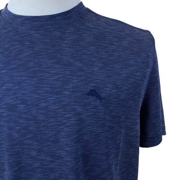 Tommy Bahama Mens Denim Blue Short Sleeve T-Shirt Size M - New - Picture 4 of 9